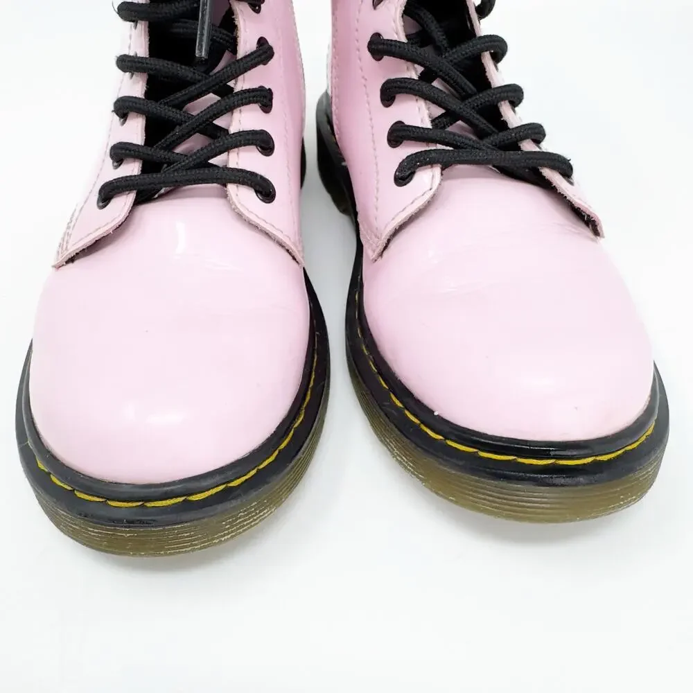 Girls Doc Marten Dr. Marten Pale Pink Combat Boots size 2